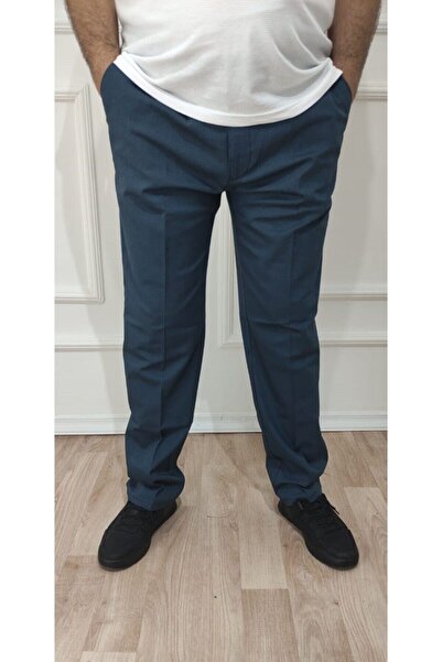 FATELLA Pantaloni pentru bărbați de mărime mare, clasici, confortabili, din i...