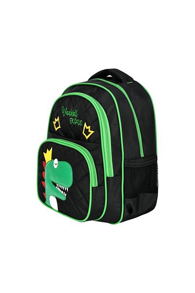 barberri Rucsac pentru școala primară Dino cu cutie de prânz
