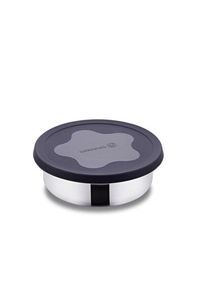 KORKMAZ Freska Black Storage Container 18 Cm