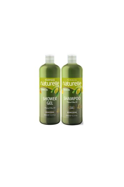 Farmasi Naturelle Zeytinyağlı Besleyici Duş Jeli + Şampuan Ikili Paket