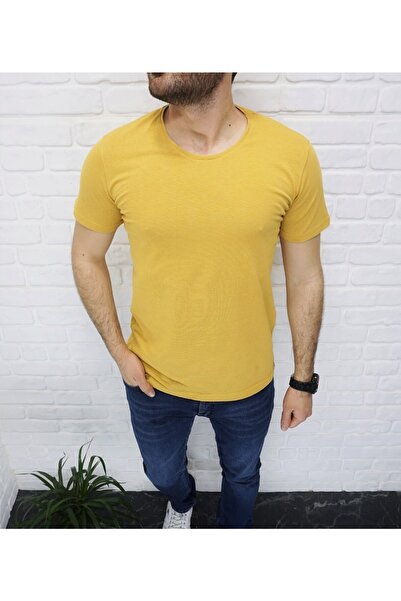 FATELLA Мъжка тениска с къс ръкав и обло деколте