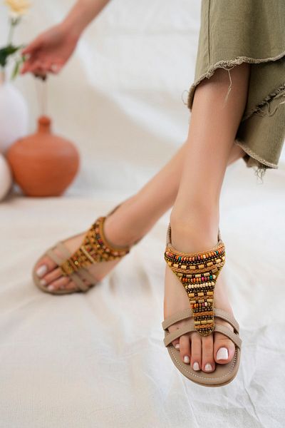 Khayt Sandale Rebeca Anatomical Fashion Stoned Daily pentru damă