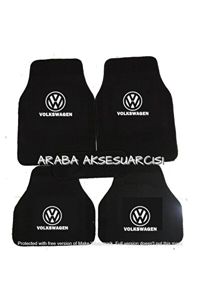 Universal Volkswagen Passat 2000 Model Uyumlu Siyah Oto Halı Paspas