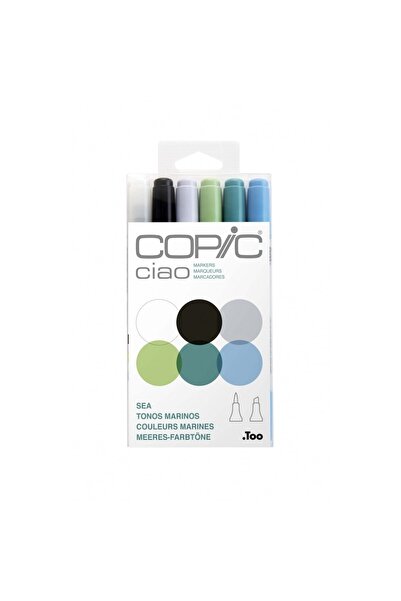 Copic Ciao Marker Pen Sea Set of 6