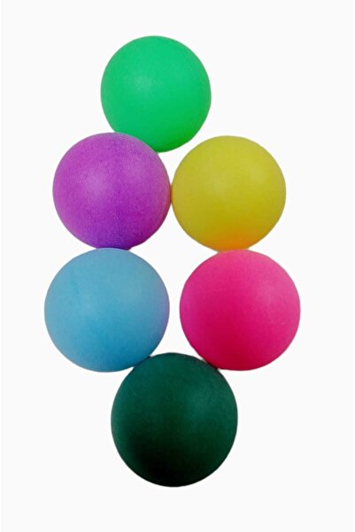 sevgi kırtasiye مجموعة كرات تنس الطاولة بينج بونج 6 ألوان