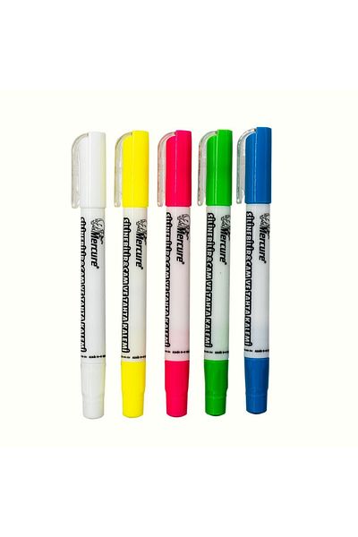 Mercure Mc-224 Set of 5 Erasable Oil Chalk Glass and Pen