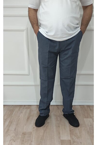 FATELLA Muške klasične udobne lanene pantalone