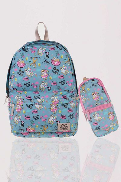 KAUKKO Set geantă + trusa de creion Nature Summer Slotsh