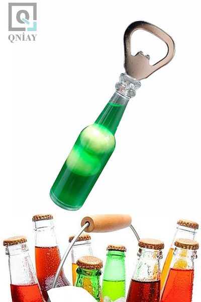 Kalsiyum Mood Bottle Model Water Magnet Soda Coke Opener Green Water Home Camping Gadget