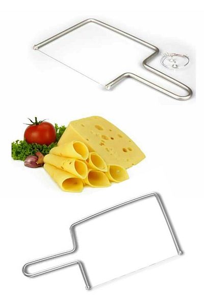 Kalsiyum Mood Stainless Cheese Vegetable Fruit Slicer + Spare Cutting Wire steel