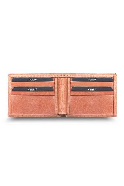 GUARD Antique Tan Classic Leather Men's Wallet
