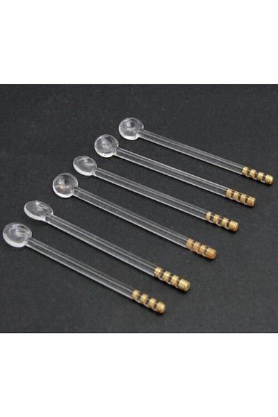 green organizasyon Gold Star Glass Teaspoon 6 Pieces