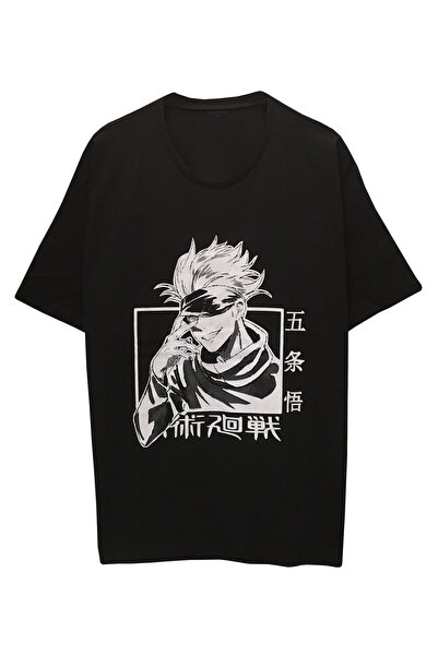 Olympus plus Tricou cu imprimeu unisex Anime Jujutsu Kaisen Saturo Gojo