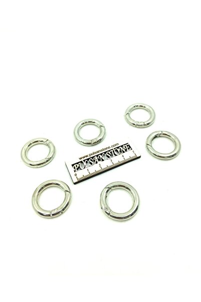 Generic Brand Spring Ring Silver Silver (2 Pieces)