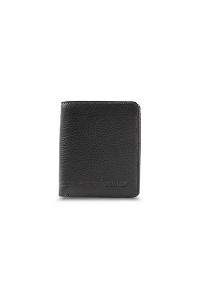 GUARD Brown Men's Wallet with Medium Double Plug and Coin Compartment