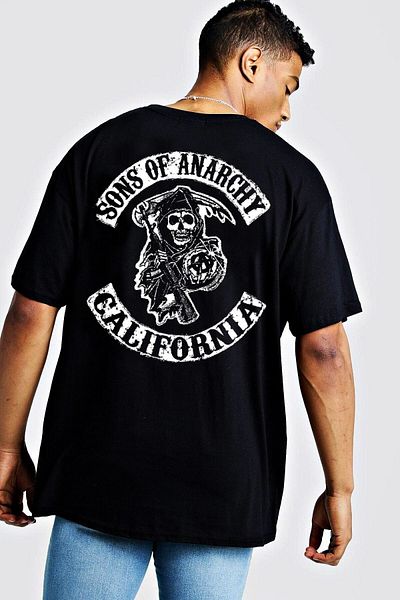 HobyUsa Sons Of Anarchy Samcro Oversize T-Shirt