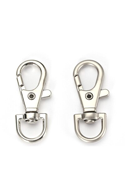 Aklar Çanta 250 Adet Balık Kanca Gümüş Anahtarlık Halkası