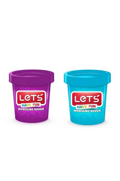 Hellove Play Dough Set of 2 Play Dough Educational Toy for Children