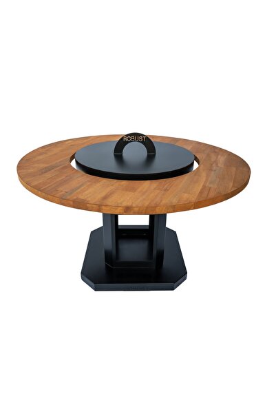 Genel Markalar Robust Hestia Masa Mangalı All In One Bahçe Şöminesi Mangal Soba