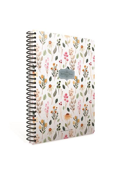 Gıpta My Perfect Week Weekly Planner Α5 Μέγεθος Σπιράλ Σκληρό Εξώφυλλο 120 Φύλλων