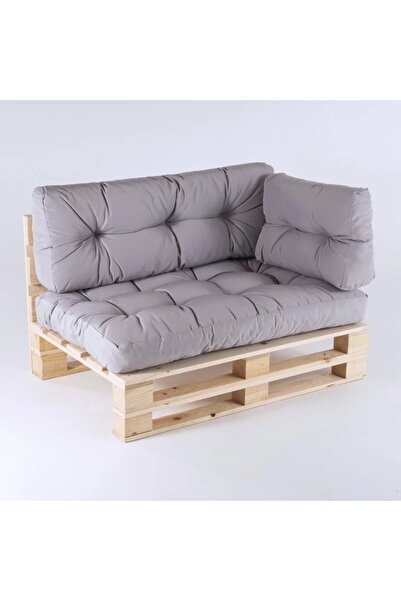 cavisshome Home Iç Ve Dış Mekan Özel Seri 3'lü Palet Minderi Bahçe Minderi Ba...