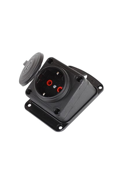 Genel Markalar Priz Topraklı Eğik Kauçuk F-220 K