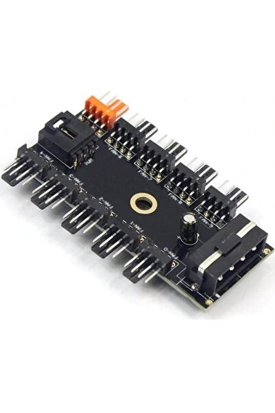 PrimeX Plus Plus PX-4337 4 Pin Girişli 10 Port Fan Çoklayıcı Kart