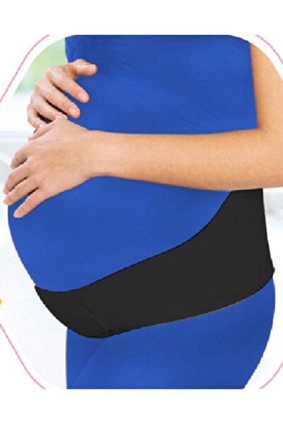 MEDİKALBİM Siyah Gebelik Bel Destekli Hamile Korsesi Bel Kemeri