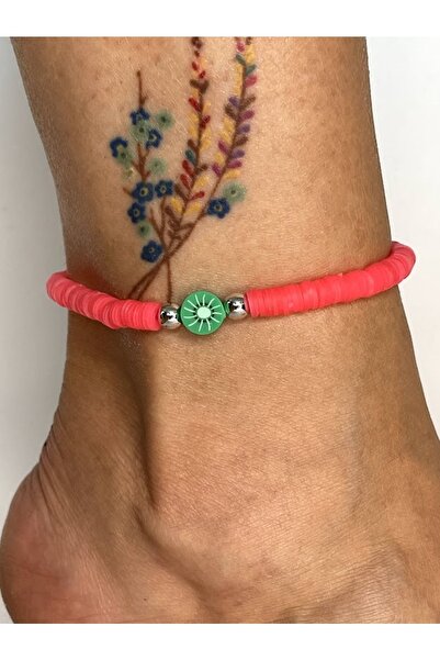 Beykan عجينة فيمو مصنوعة يدويًا مع لؤلؤ مثقف - خلخال