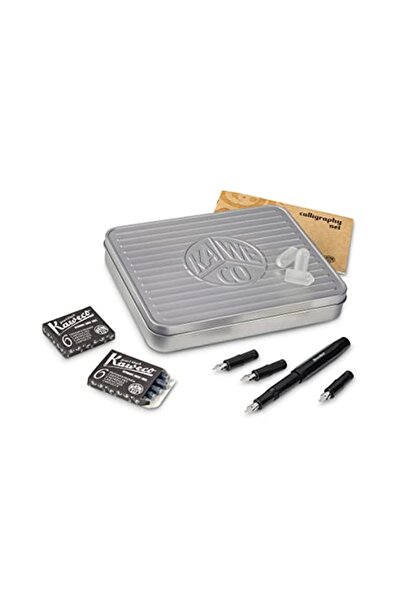 Kaweco 10000229 Klasik Sport Kaligrafi Set Standart Siyah