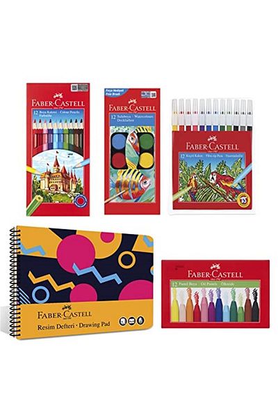 Faber Castell Faber-castell Painting Set and Painting Book
