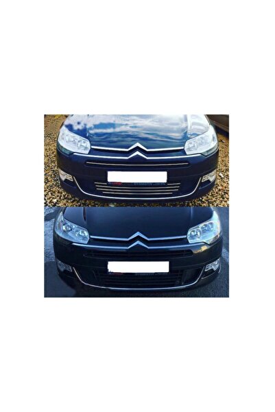 Seda Dizayn Oto Citroen C5 Krom Ön Tampon Çıtası 5 Parça 2010 Ve Sonrası Pasl...
