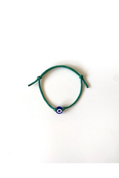 TAKI BY EKİN Glass Evil Eye Beaded Bracelet