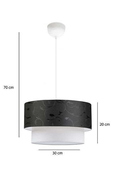 HOMİNG Chandelier Single Cake Pendant Lamp - Evmodu AYD-1546