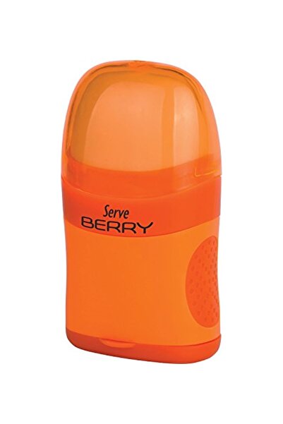 Serve Berry Silgili Kalemtraş Fosforlu Turuncu