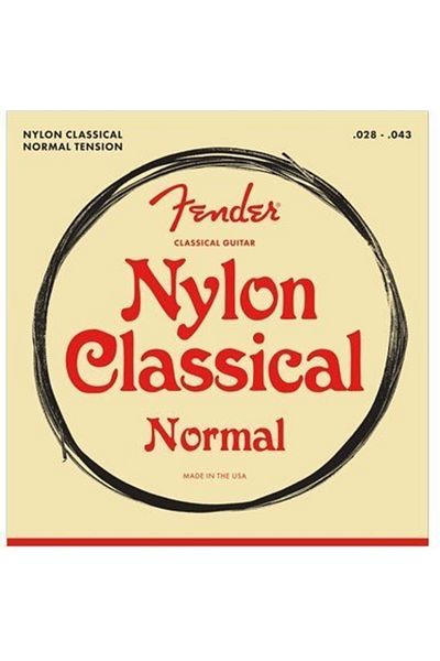 FENDER 100 Nylon Classic Guitar String Clear/silver (new Version)