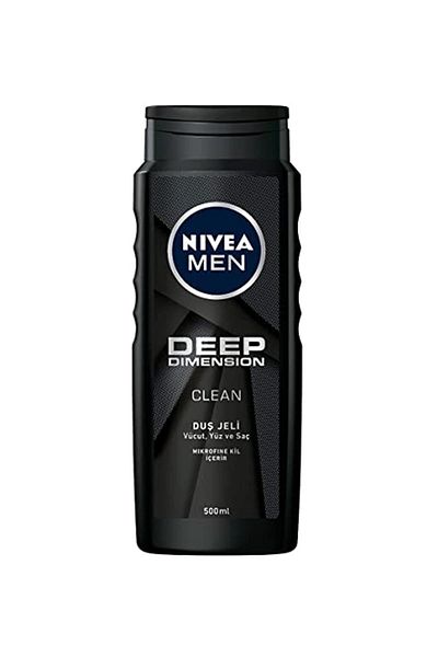 NIVEA Deep Dimension Men Deeply Clean and Revitalized Shower Gel 500 ML GKÜRN325