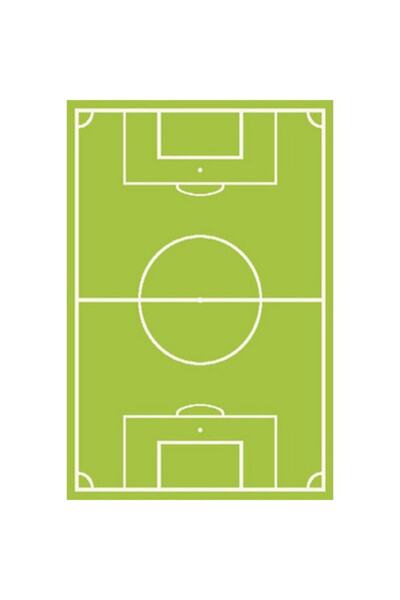 Resmiro Futbol Sahası Desenli Dijital Baskılı Halı Mrc367
