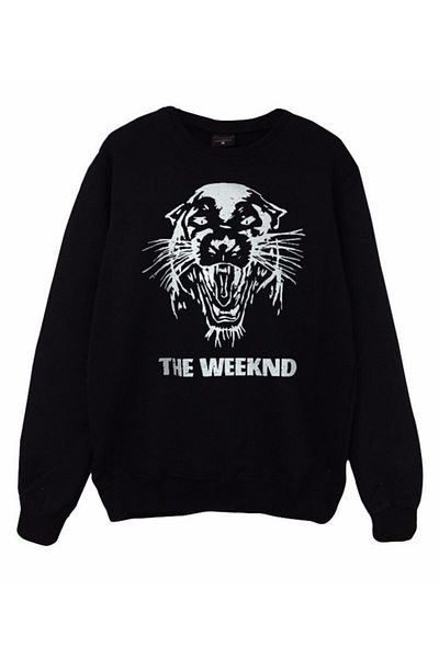 fame-stoned Суитшърт с щампа The Weeknd Starboy