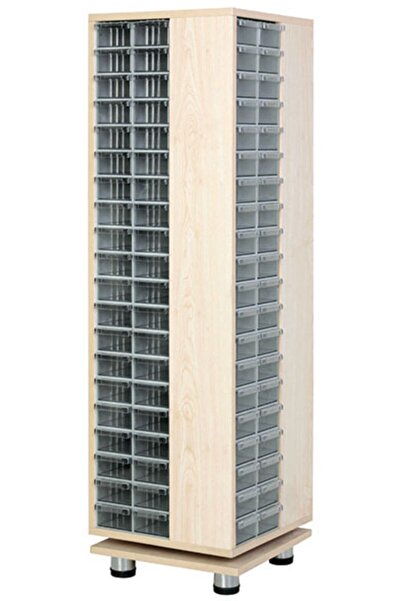 Sembol Plastik Döner Ahşap Dolap Sd105-1