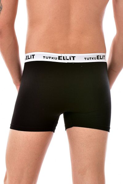 Tutku Ανδρικό Black Elite Modal Elasthan Boxer 6 τεμαχίων 1252