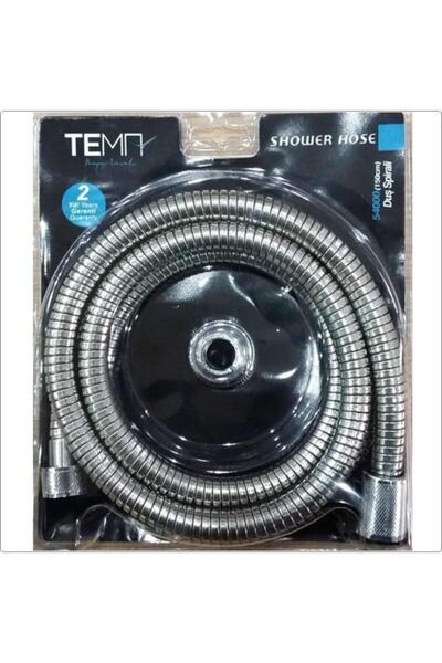 EYM Tema Banyo Duş Hortumu Zinciri 150 - 190 Cm Uzayan Spiral Blister Ambalaj