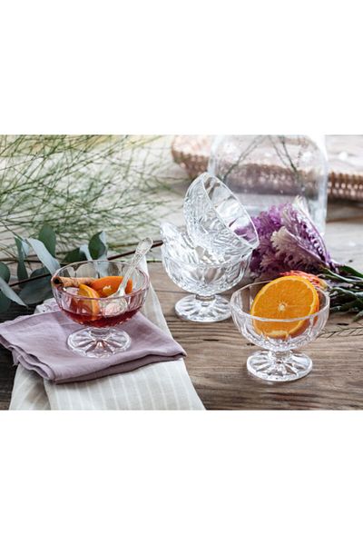 Madame Coco Audrey 4-Piece Glass Bowl