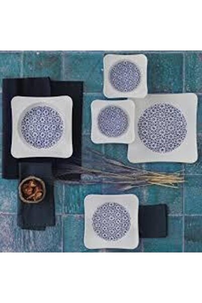 Güral Porselen Güral Spizona Kare 24 Parça Yemek Takımı