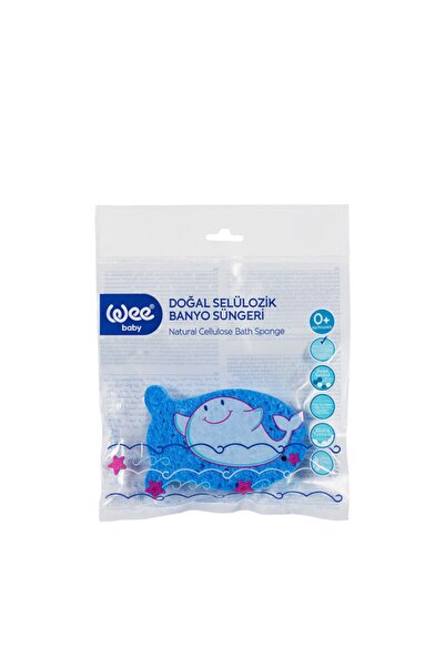 Wee Baby Mavi Doğal Selülozik Banyo Süngeri