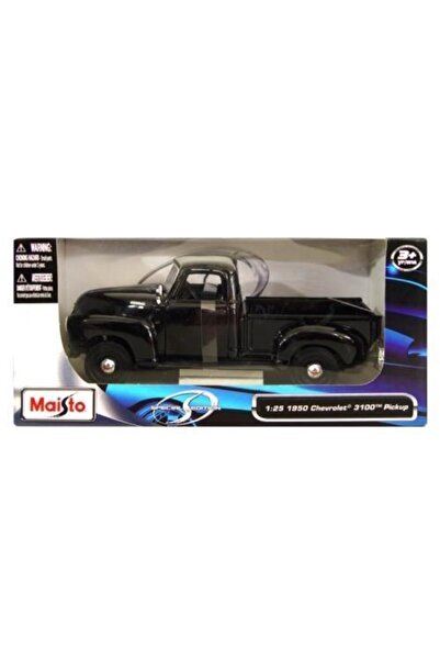 Maisto Tech Maisto Chevrolet 3100 Pickup 1950 Diecast Model Araba 1:24 Special Edition Siyah