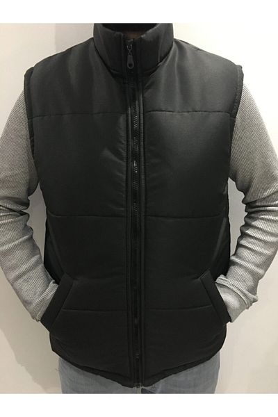 ADALILAR İŞ ELBİSELERİ Unisex Puffer Vest Black