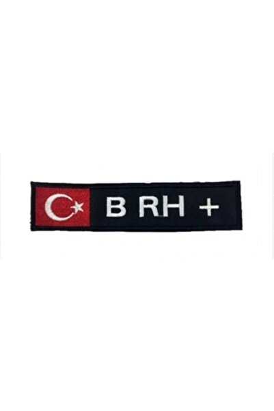 X-SHOP B Rh (+) Türk Bayraklı Patches Arma Peç Kot Yaması