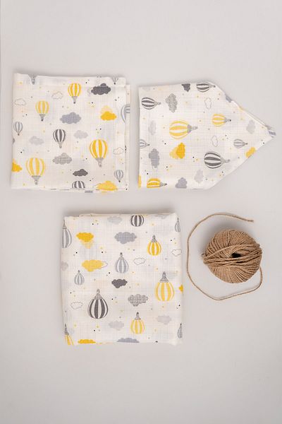 Ayd Home 100% Cotton Baby Muslin Diaper Set