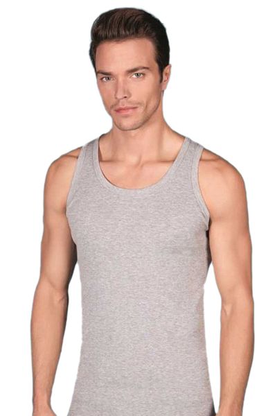 Berrak Ανδρικό εσώρουχο γκρι 6 Pack lycra ELF568BER10306